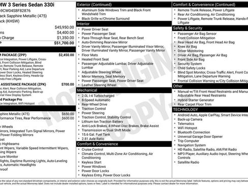 Used 2025 BMW 330i Sedan RWD image 4