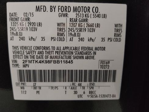 Used 2015 Ford Edge Titanium w/ Equipment Group 301A AWD/4WD image 33