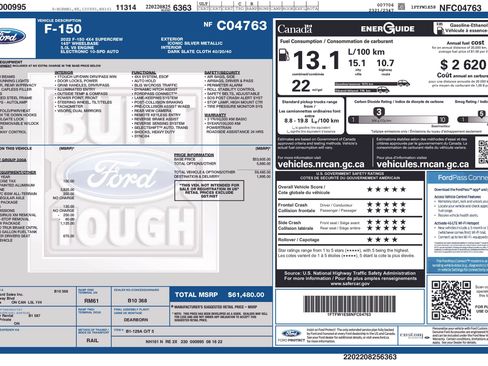 Used 2022 Ford F150 XLT w/ Trailer Tow Package AWD/4WD image 3