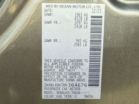 Used 2024 Nissan Altima 2.5 SV image 31