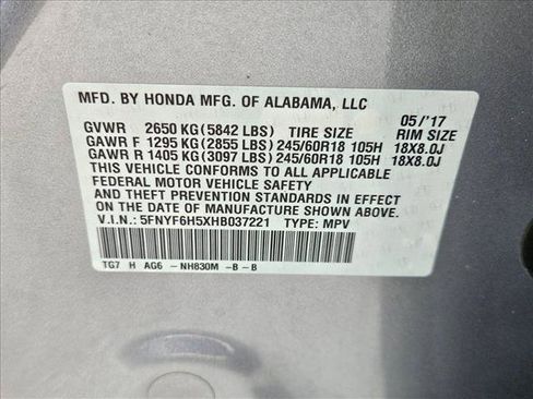 Used 2017 Honda Pilot EX-L image 24