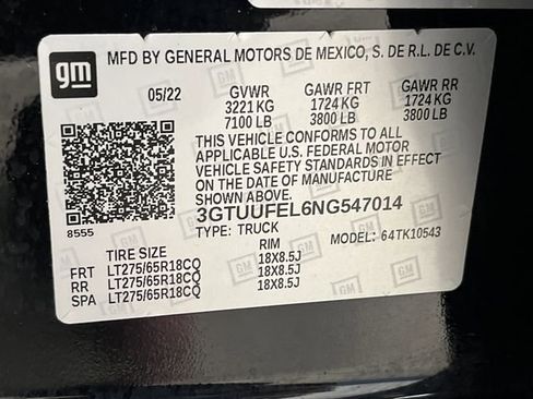 Used 2022 GMC Sierra 1500 AT4X image 44