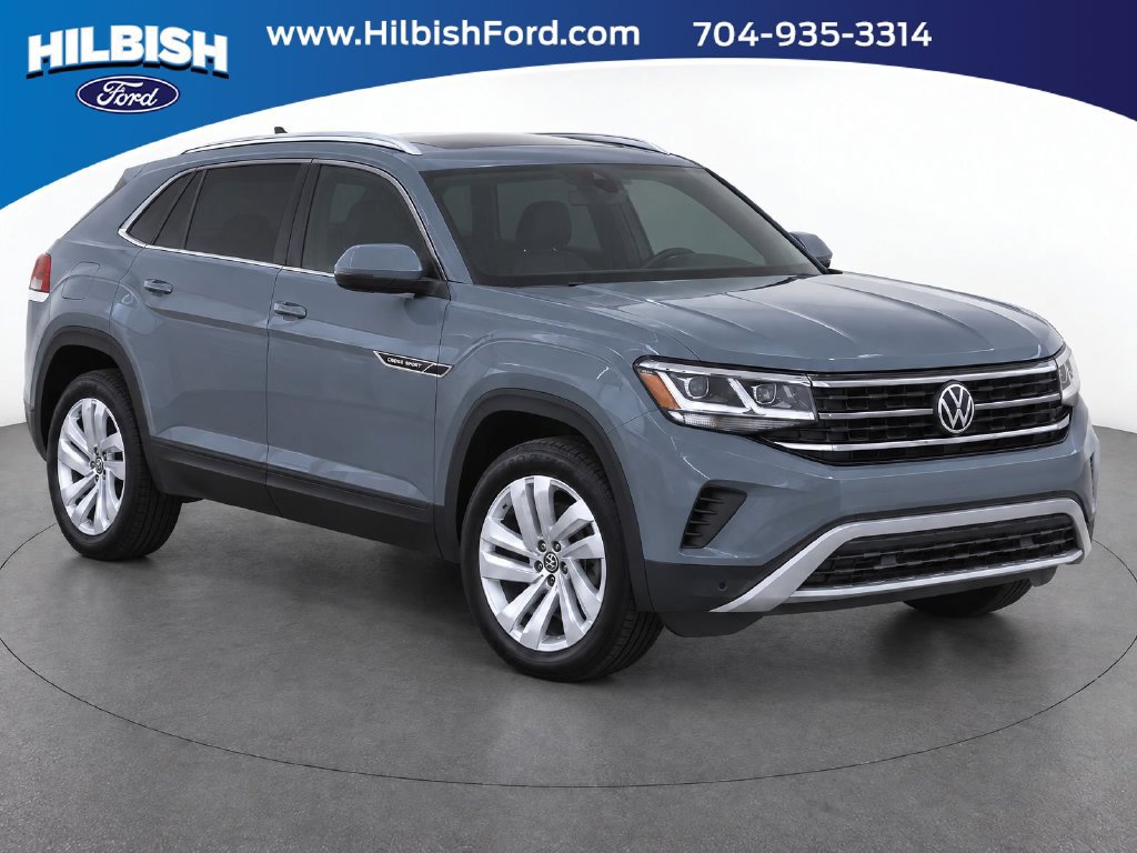 Used 2021 Volkswagen Atlas Cross Sport SE w/ Panoramic Sunroof Package FWD image 1