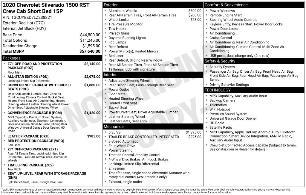 Used 2020 Chevrolet Silverado 1500 RST AWD/4WD image 30