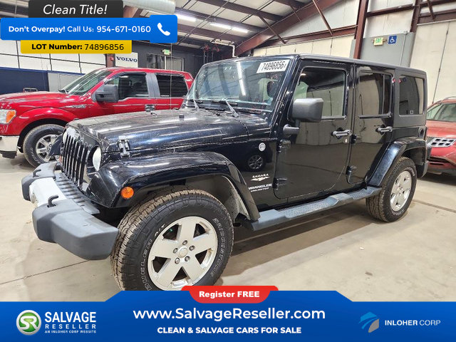 Used 2012 Jeep Wrangler Unlimited Sahara w/ Dual Top Group AWD/4WD image 1