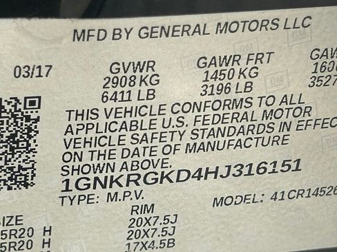 Used 2017 Chevrolet Traverse LT w/ Style and Technology Package image 51