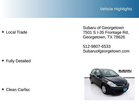 Used 2012 Nissan Versa 1.8 S w/ Plus Pkg image 10