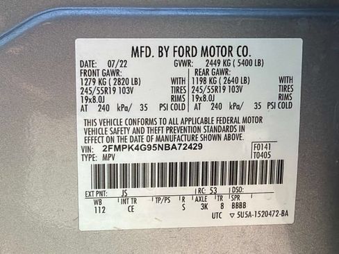 Used 2022 Ford Edge SE w/ Black Appearance Package AWD/4WD image 31