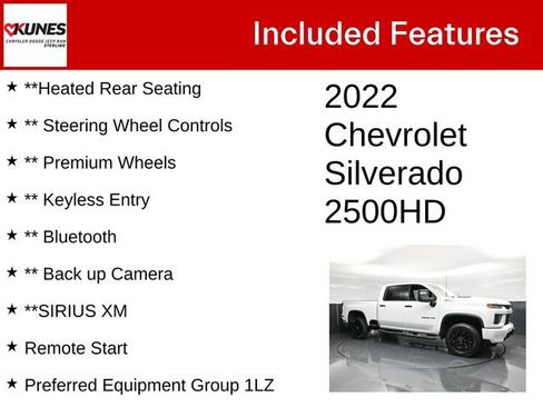Used 2022 Chevrolet Silverado 2500 LTZ w/ LTZ Plus Package AWD/4WD image 5