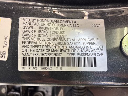 Used 2024 Honda Civic EX-L image 19