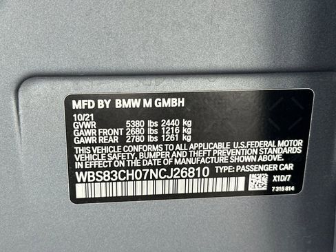 Used 2022 BMW M5 w/ Competition Package image 35