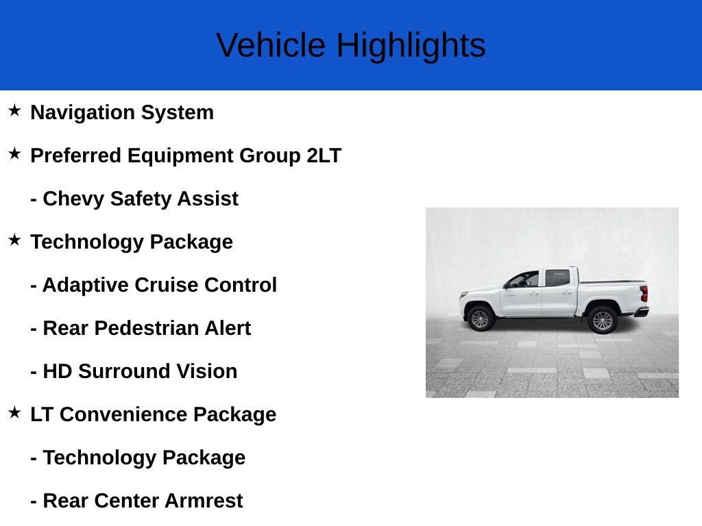 New 2026 Chevrolet Colorado LT w/ LT Convenience Package RWD image 2