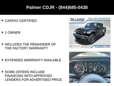 Certified 2025 Jeep Gladiator Rubicon w/ Safety Group AWD/4WD image 30