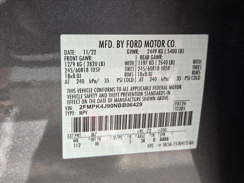 Used 2022 Ford Edge SEL image 23