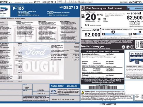 Used 2021 Ford F150 Lariat AWD/4WD image 2