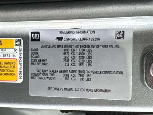 Certified 2023 Chevrolet Suburban RST w/ Sport Performance Package AWD/4WD image 11