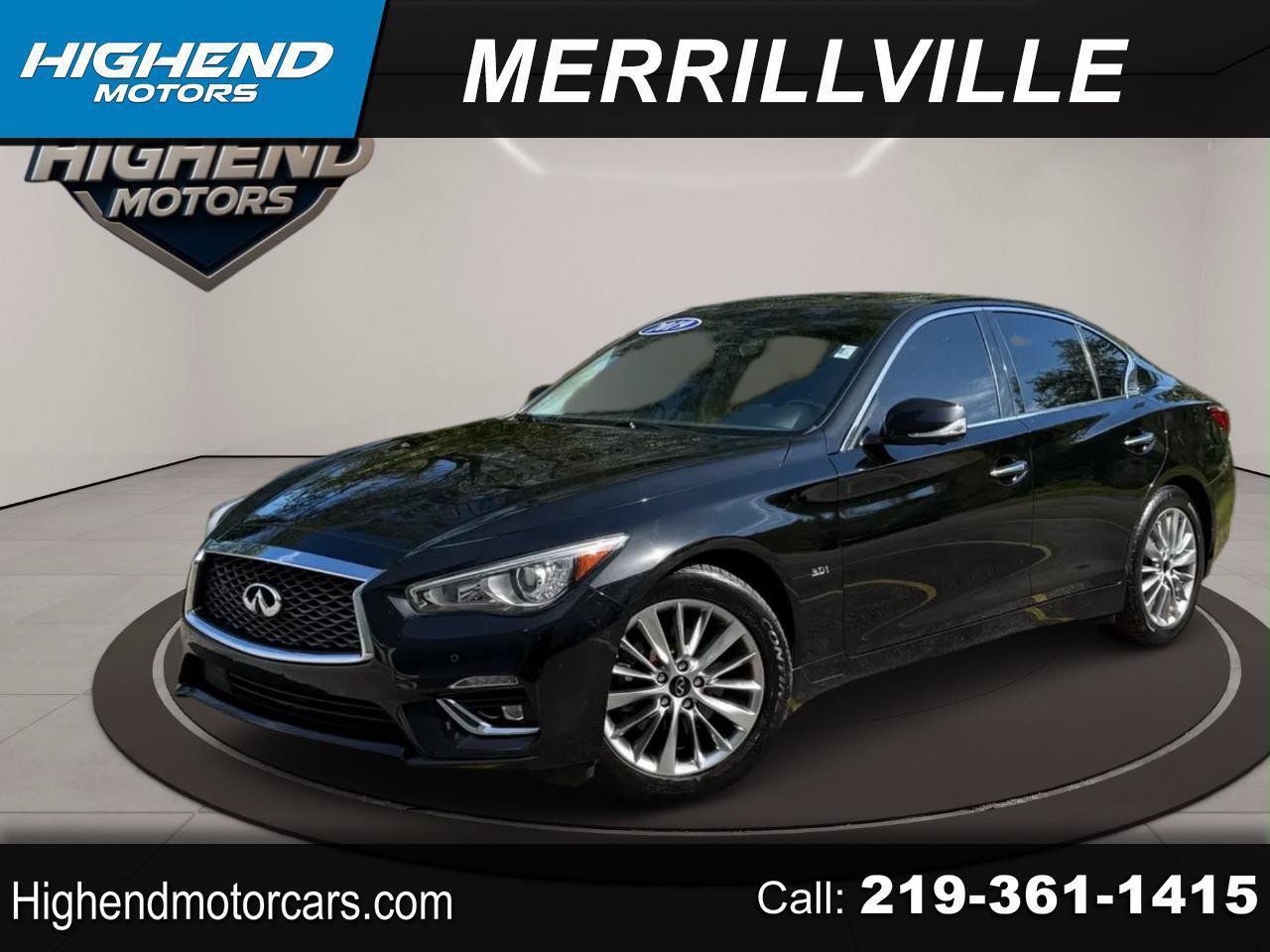 Used 2019 INFINITI Q50 Luxe w/ Essential Package (3.0T Luxe) AWD/4WD image 1