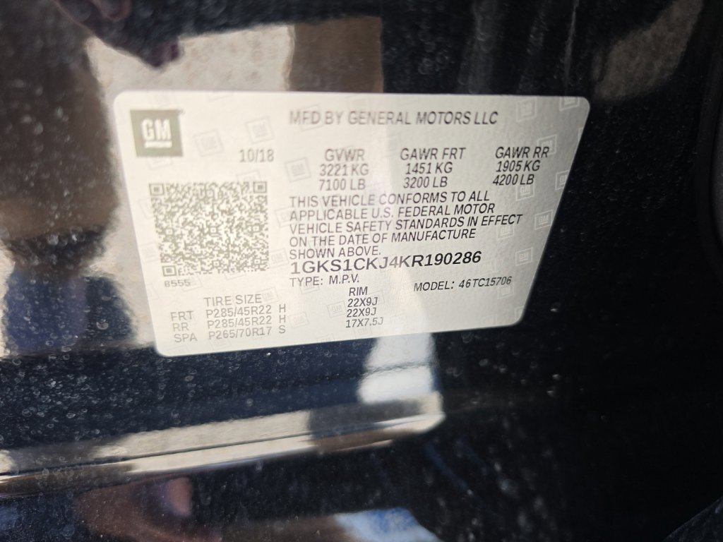 Used 2019 GMC Yukon Denali w/ Denali Ultimate Package RWD image 7
