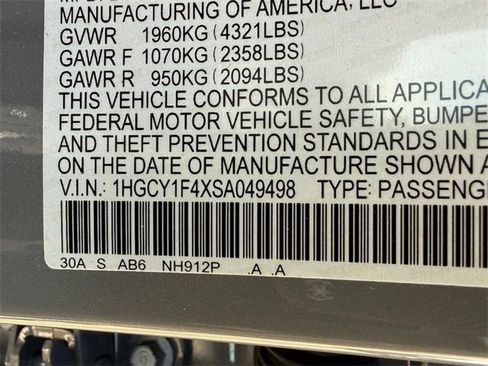 Certified 2025 Honda Accord SE image 22