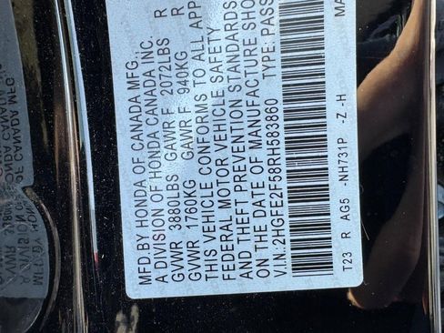 Used 2024 Honda Civic Sport image 25