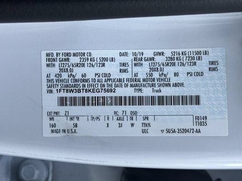 Used 2019 Ford F350 Lariat w/ Lariat Ultimate Package AWD/4WD image 31