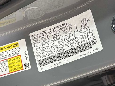 Used 2026 Honda Civic Sport Touring image 11