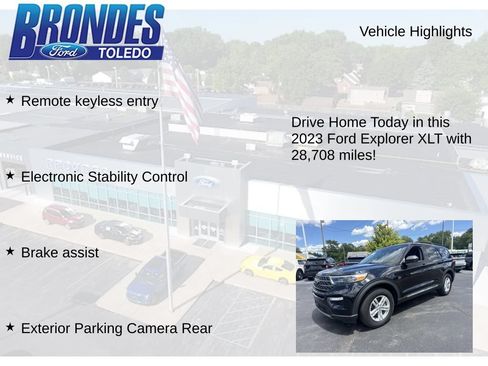 Used 2023 Ford Explorer XLT w/ Equipment Group 202A AWD/4WD image 16