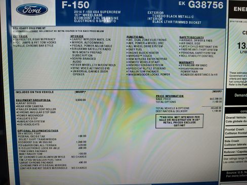 Used 2014 Ford F150 Lariat w/ Equipment Group 502A Luxury image 20