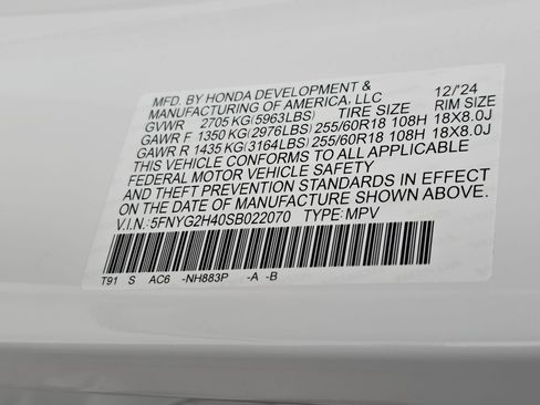 Certified 2025 Honda Pilot EX-L image 32