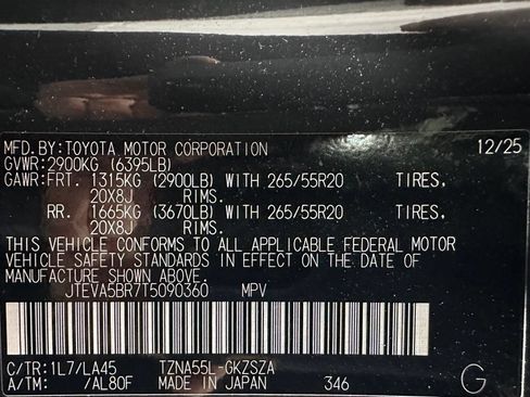 Used 2026 Toyota 4Runner Limited AWD/4WD image 11