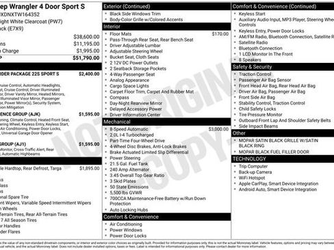 New 2026 Jeep Wrangler Sport S image 6