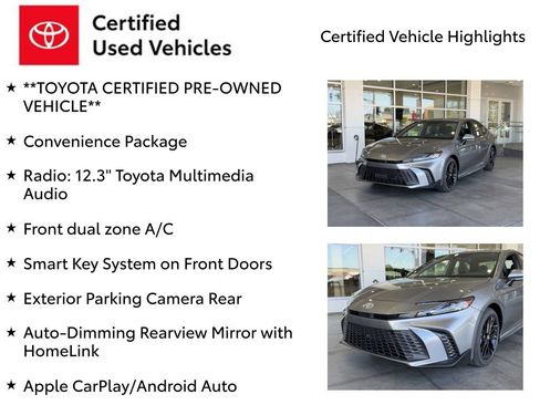 Certified 2026 Toyota Camry SE w/ Convenience Package FWD image 7