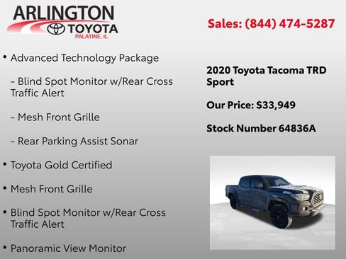 Used 2020 Toyota Tacoma TRD Sport image 7