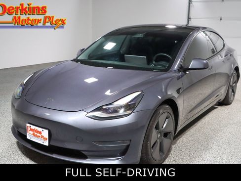 Used 2021 Tesla Model 3 Long Range AWD/4WD image 1