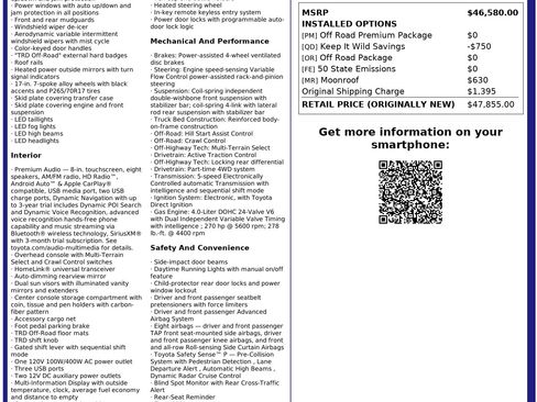 Used 2023 Toyota 4Runner TRD Off-Road Premium w/ Moonroof Package image 3