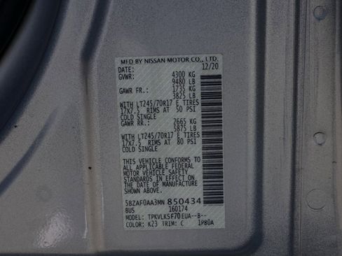 Used 2021 Nissan NV 3500 SL image 37