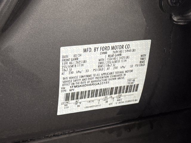 Used 2024 Ford Explorer XLT AWD/4WD image 28