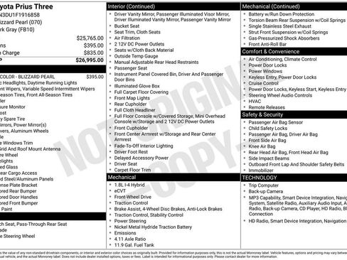 Used 2015 Toyota Prius Three image 28