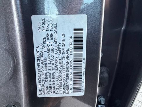 Used 2026 Honda Ridgeline RTL image 33