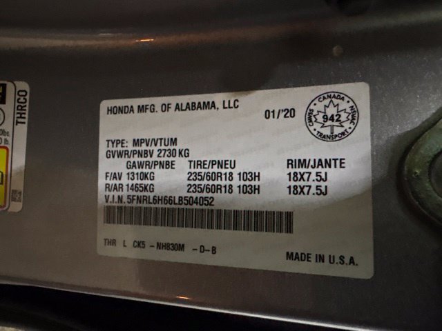 Used 2020 Honda Odyssey EX-L image 78