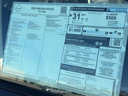 New 2026 Nissan Rogue SV w/ Cold Weather Package image 9