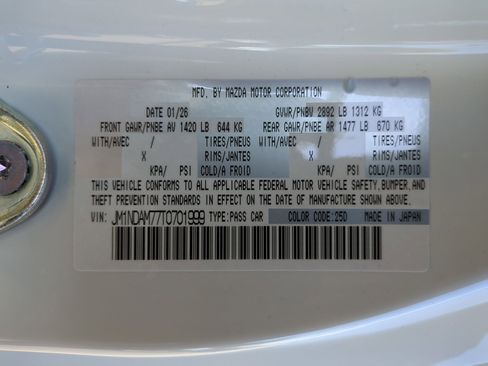 New 2026 MAZDA MX-5 Miata RF Grand Touring w/ Weather Package image 16