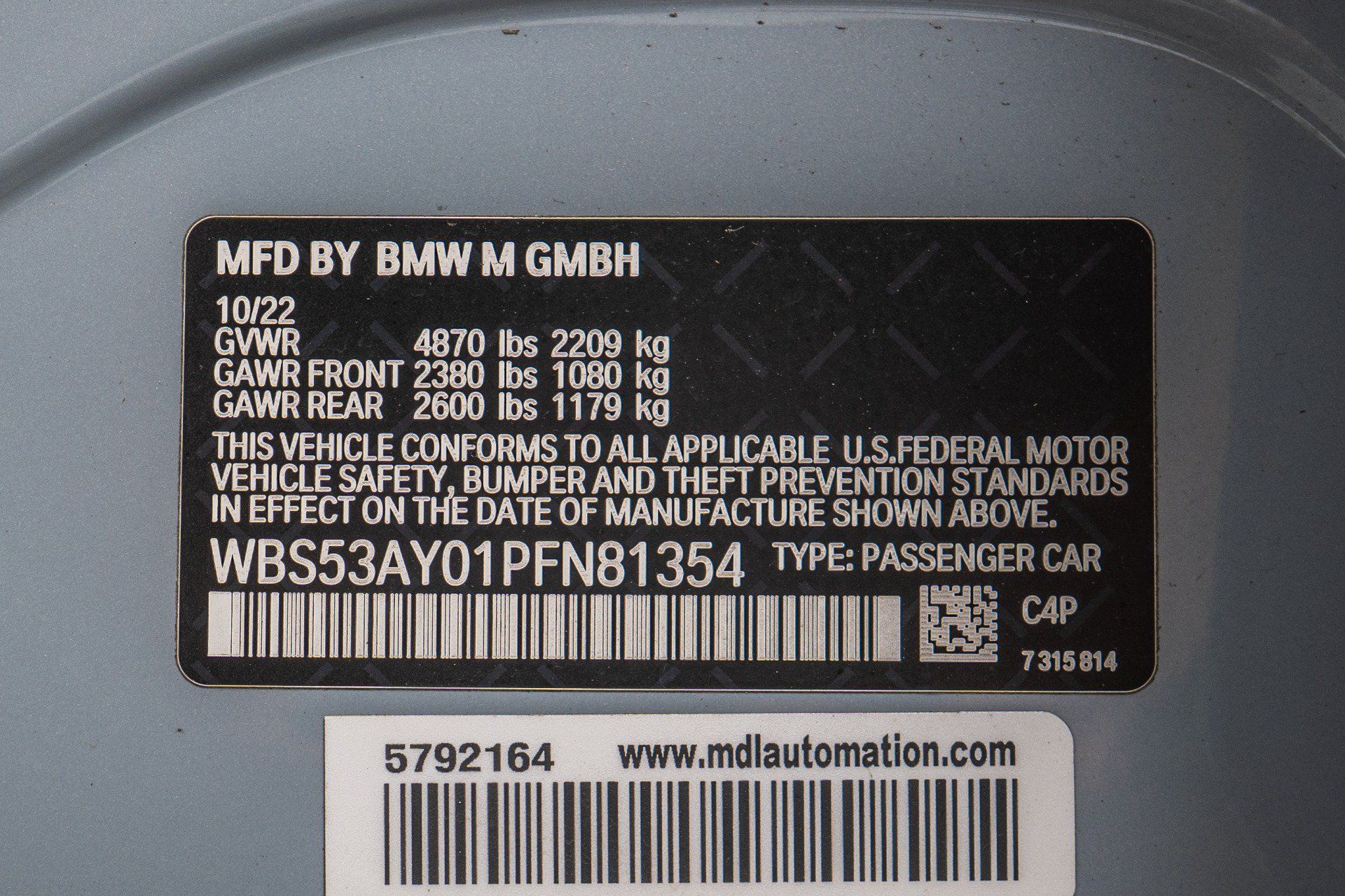 Used 2023 BMW M3 w/ M Carbon Exterior Package RWD image 20