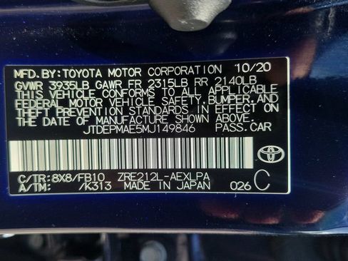 Used 2021 Toyota Corolla LE FWD image 22