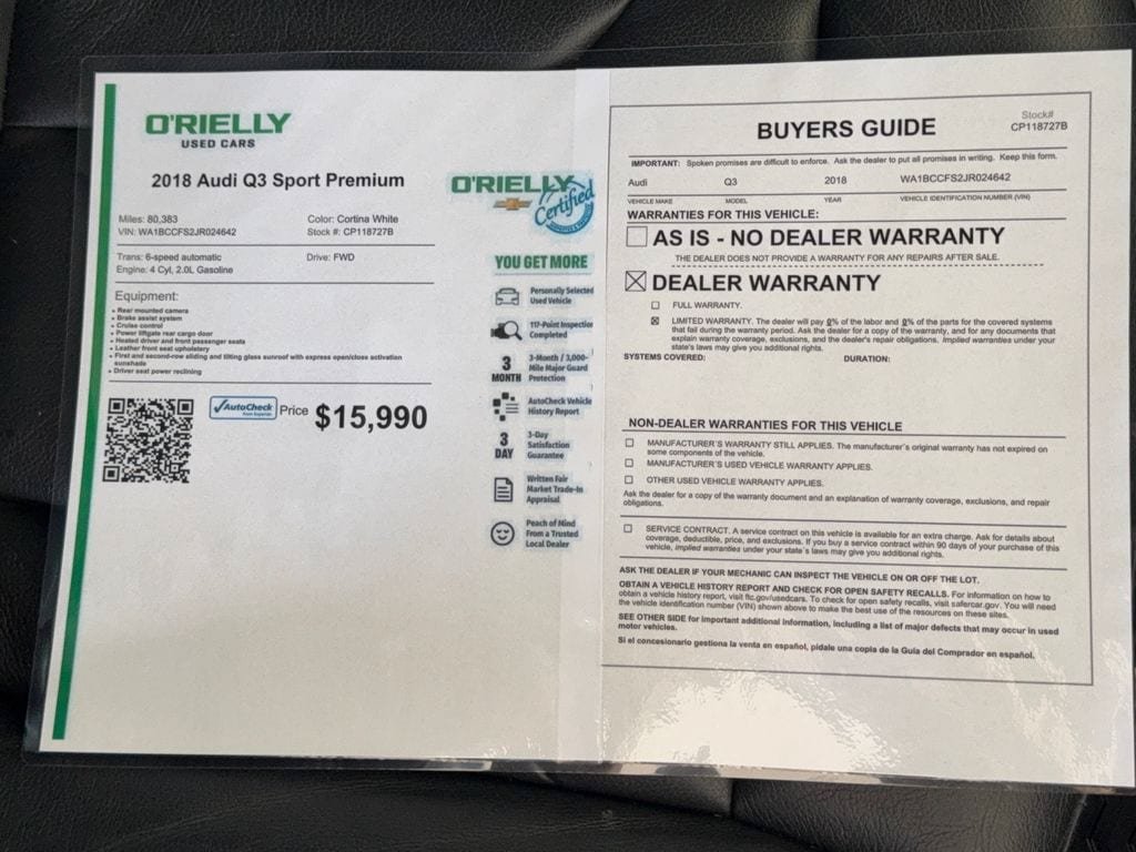 Used 2018 Audi Q3 2.0T Premium FWD image 38