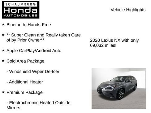 Used 2020 Lexus NX 300 AWD w/ Premium Package image 8
