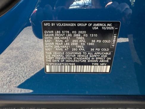 New 2026 Volkswagen Atlas Cross Sport SEL Premium R-Line AWD/4WD image 25
