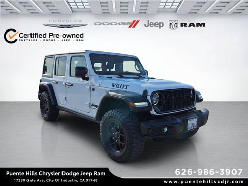 Certified 2025 Jeep Wrangler Unlimited Sport AWD/4WD image 1