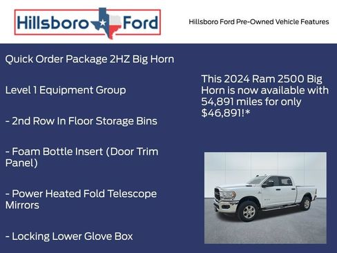 Used 2024 RAM 2500 Big Horn w/ Off Road Package AWD/4WD image 3