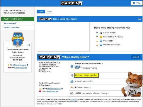 Used 2015 Toyota RAV4 XLE image 3